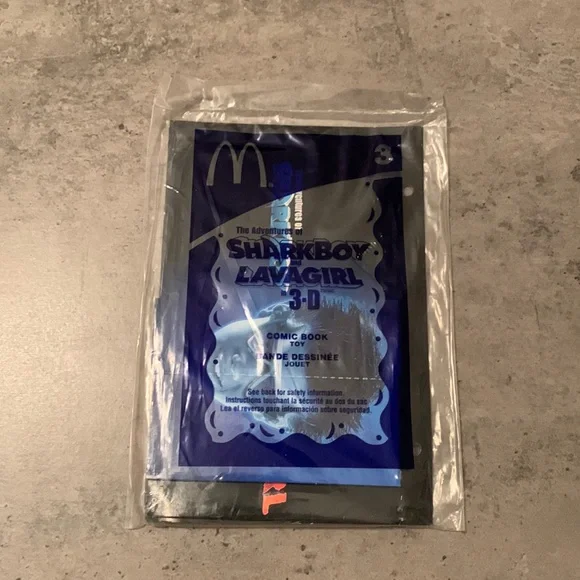 McDonald's Toys Shark Boy And Lava Girl In 3d Comic Book - Main Image